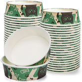 SOUJOY 40-pcs disposable cat bowls with 16oz capacity for mess-free feeding