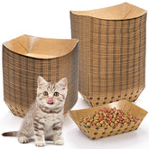 SOUJOY disposable pet bowls 100-pack for clean feeding on the go.