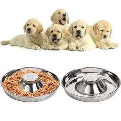 SOUJOY 10-inch puppy bowl ideal for feeding multiple pets at once