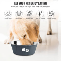 SOUXU 71 oz capacity dog bowl suitable for larger breeds and long meals
