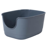 SpaceTime XL litter box with high sides keeps litter contained for mess-prone cats