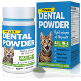 Spanielbuns cat dental powder bottle for easy daily care.