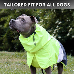 Spark Paws raincoat breathable mesh liner enhances comfort during walks