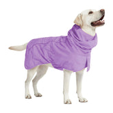 Spark Paws dog raincoat with full-coverage design for wet weather