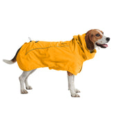 Spark Paws dog raincoat full-coverage protection for rain and wind.