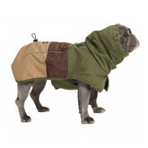 Spark Paws dog raincoat in full-coverage design for all-weather protection