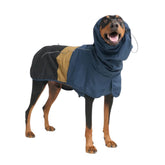 Spark Paws raincoat full-coverage blue keeps dogs dry.