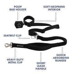 Spark Paws Car seatbelt clip keeps dog secure in vehicle