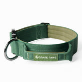 Spark Paws Tactical Collar with heavy-duty nylon buckle for rugged daily wear.