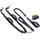 SparklyPets Premium Double Leash with no-tangle swivel for smooth, twist-free walks.