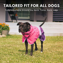 Spark Paws neck wrap protects neck and face dry while preserving visibility