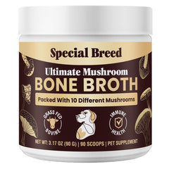 Special Breed beef bone broth for dogs powder pour, rich protein for daily meals