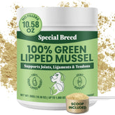 Special Breed Green Lipped Mussel Powder bottle showing natural joint support