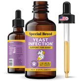 Special Breed bottle of natural yeast relief for dogs supports ears and skin balance.