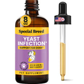 Special Breed yeast relief drops bottle pour for easy daily dosing