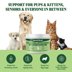 Special Breed powder for meal mix aiding ease of daily feeding.