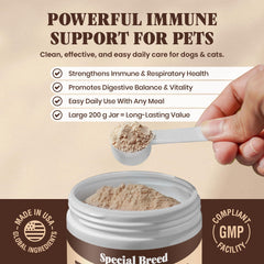 Special Breed turkey tail powder scoop for easy dosing