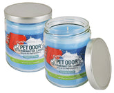 SPECIALTY PET PRODUCTS Clothesline Fresh candle pack shot brightens spaces while masking pet odors.
