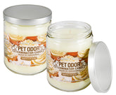 Specialty Pet Products Odor Exterminator Candle in Creamy Vanilla 13oz jar reduces pet odors.