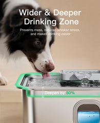 Five-layer filtration system improving water quality and clarity.