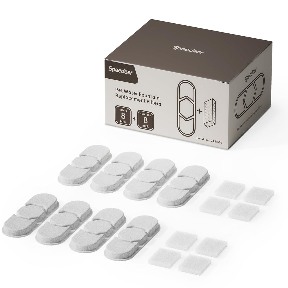 Speedeer official 8-pack replacement filters for ZTS1502 improve water purity