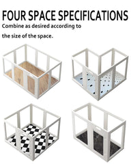 SPOODOR anti-slip bottom suction cups stabilize panels during play