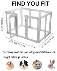 SPOODOR transparent enclosure lets you monitor pets indoors calmly
