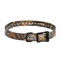 SportDOG 3/4-inch collar strap close-up highlighting durable waterproof material for rugged field use.