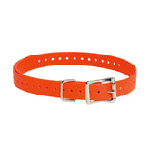 SportDOG three-quarter-inch orange waterproof collar strap with durable buckle for rugged outdoor use.