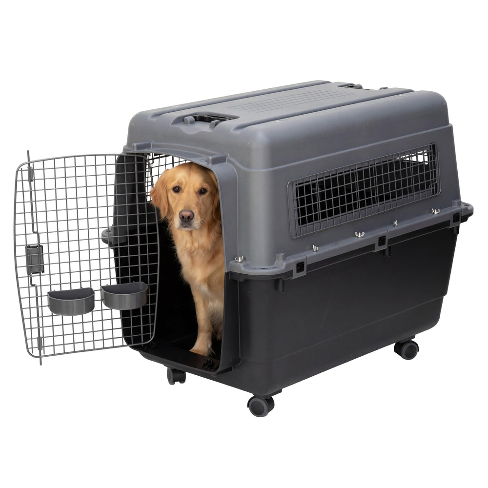 SportPet airline-compliant kennel exterior shows durable travel crate for airlines