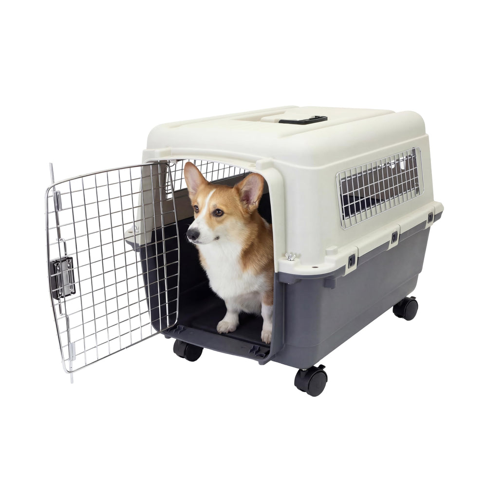 SportPet Designs airline compliant travel kennel front view for secure air travel
