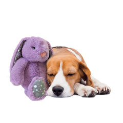 Lavender beads scent on SPOT Soothers Heartbeat Bunny soothing during stress.
