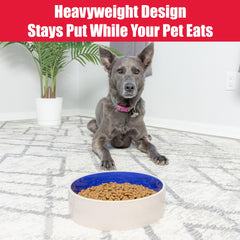 SPOT Standard Crock Dish non-slip base keeps bowls steady on slick floors.