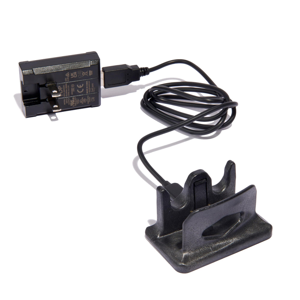 SpotOn Omni Edition charging kit front view—keeps your GPS fence ready
