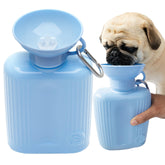 Springer 44oz blue dog water bottle for easy hydration on walks