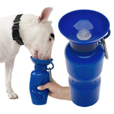 Springer dog water bottle in use, 22oz capacity for on-the-go hydration.