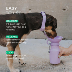 Springer bottle designed for one-handed use during walks and hikes.