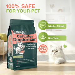 Sprinkle & Sweep ultra-absorbent formula granules close-up