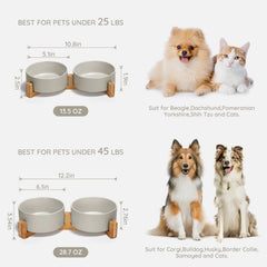 SPUNKYJUNKY lead-free ceramic bowls for safe, odor-free dining