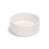 SPUNKYJUNKY ceramic dog and cat bowl front view showing stable design for meals