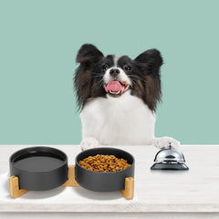 SPUNKYJUNKY lead-free ceramic bowls ensure safe, non-toxic dining.