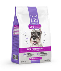 SquarePet VFS Low Fat Dry Dog Food bag front showing premium digestion-friendly formula