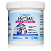 Squishface finger-sheath ear wipe for precise cleaning of hard-to-reach ears.
