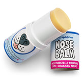 Squishface Nose Balm tube closeup showing soothing protection for dogs' noses