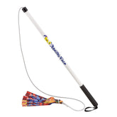 Squishy Face Studio Flirt Pole V2 with lure attached for engaging dog training