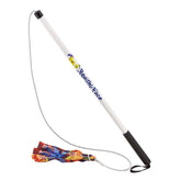 Squishy Face Studio Flirt Pole V2 with lure attachment for engaging dog play and training.