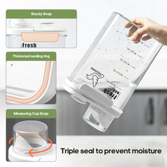 SQUSIMEI concealed-handle design for easy carrying and space-saving storage.