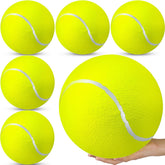 Sratte giant tennis ball for dogs, 9.5 inch, bright yellow, ideal for indoor and outdoor play