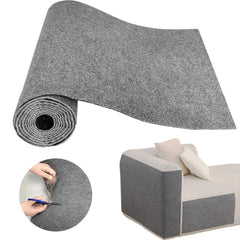 SREBAY Cat Scratch Couch Protector in light grey shields furniture from claws.