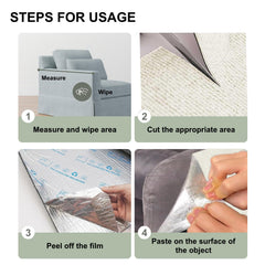 SREBAY easy-clean mat allows quick wipe or vacuum of fur